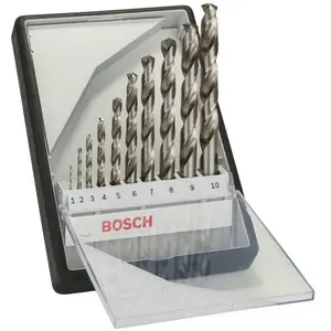 Bosch Accesorios Hss-g Din338 1-10 Metallbohrer 10 Einheiten