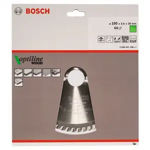 Bosch Accesorios Op Wo H 190x30-60 Kreissägeblatt Für Holz günstig
