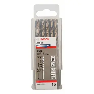 Bosch Accesorios Hss-co Din338 6.5x63x101 Mm Metallbohrer 10 Einheiten