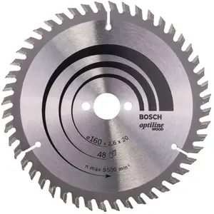Bosch Accesorios Op Wo H 160x20-48 Kreissägeblatt Für Holz