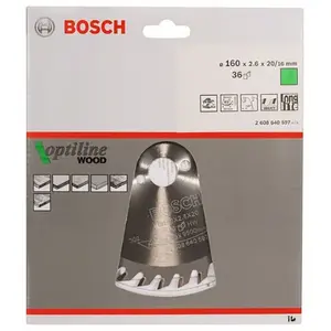 Bosch Accesorios Op Wo H 160x20-36 Kreissägeblatt Für Holz günstig
