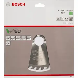 Bosch Accesorios Op Wo H 190x30-36 Kreissägeblatt Für Holz günstig