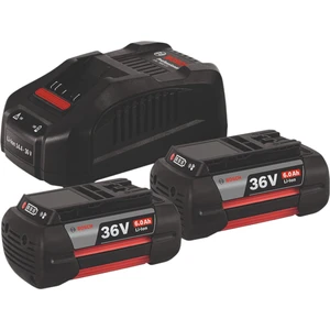 Bosch Starter set 2 x GBA 36V 6.0 Ah + GAL 3680 CV Professional, Akku, Lithium-Ion (Li-Ion), 6 Ah, 36 V, Bosch, Schwarz, Rot günstig
