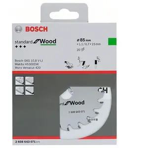 Bosch Accesorios St Wo H 85x15-20 Kreissägeblatt Für Holz günstig