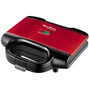 Moulinex SM180811 Accessimo, Kontaktgrill, Rot, Schwarz