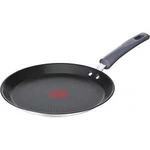 Tefal Daily Cook G7313855, Rund, Crêpe-Pfanne, Schwarz, Edelstahl, Ker...