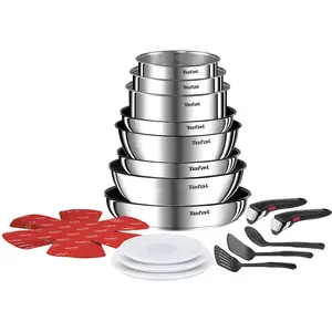 Tefal Ingenio L897SK, Gemischtes Set, Aluminium, Aluminium, Schwarz, K...