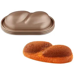 Set de 3 moules à petite torsade Tefal Creabake J308S304 Cuivre günstig