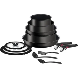 Tefal Ingenio L76395, Gemischtes Set, Schwarz, Aluminium, Titan, Schwa... günstig