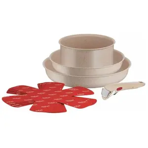 Tefal L7839802, Pfannenset + Topfset, Beige günstig