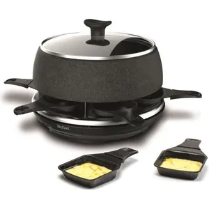 Tefal Cheese'N'Co Raclette-Grill & Fondue RE12C8, 6 Person(en), Thermo... günstig