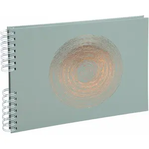 Exacompta, Fotoalbum, Foto-Spiralalbum Ellipse, 320 x 220 mm, grn (22 x 32 cm)