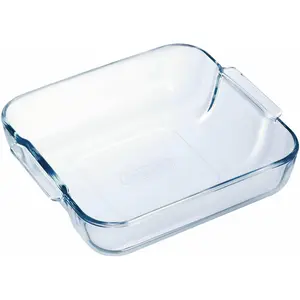 Pyrex Platte, Auflaufform, Transparent
