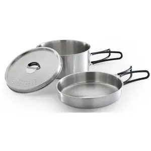 Campingaz Trekking Koch-Geschirrset 3-teilig silber/schwarz günstig