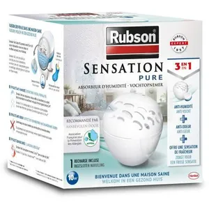Rubson 3178040668621, Absorbierer (Einheit), Feuchtigkeitsabsorbierer, Keller, Badezimmer, Schlafzimmer, Garage, Küche, 139 mm, 140 mm, 130 mm günstig