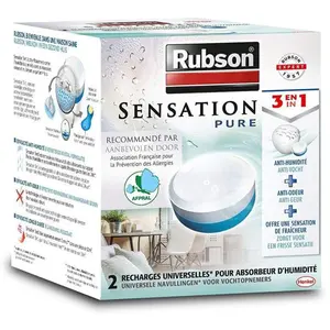 Rubson 105735846, Feuchtigkeitsabsorbierer, Weiß, 2 Stück(e), 91 mm, 91 mm, 110 mm günstig