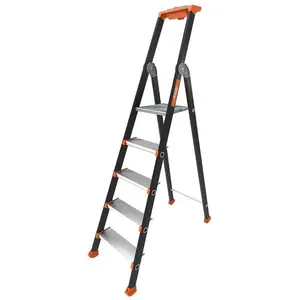 Tubesca, Leiter + Gerüst, Aluminum Ladder Kolos - 5 Steps (Trittleiter)