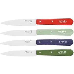 Opinel N°112 Rüstmesser 4er Set paysage, Küchenmesser, Mehrfarbig