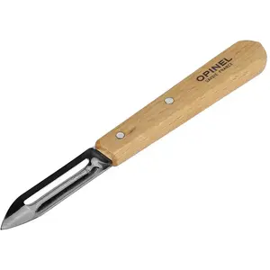 Opinel No 115 Gemüseschäler, Sparschäler, Braun