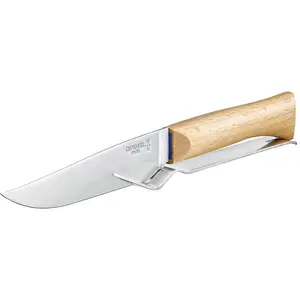 Opinel Käse-Set, No 10 Messer & Gabel, Küchenmesser, Braun