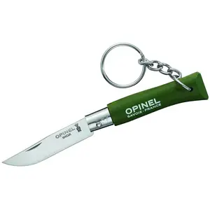 Opinel, Damen, Schlüsselanhänger, No 04 Taschenmesser mit Schlüsselanhänger, Grau günstig