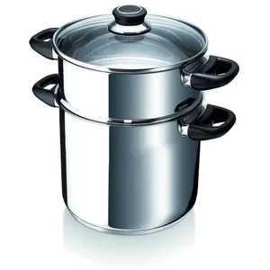 Beka 3120262030243 Couscous-Topf inkl. Deckel, Edelstahl, 24 cm Durchm...