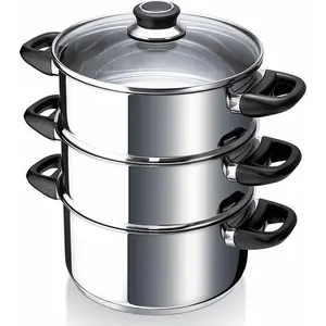 BEKA Polo, Edelstahl, Edelstahl, Edelstahl, Schwarz, Bakelit, Glas