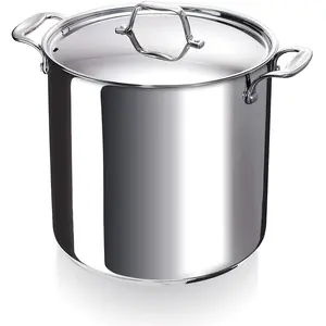 Beka Chef stockpot with lid, Pfanne + Kochtopf, Silber