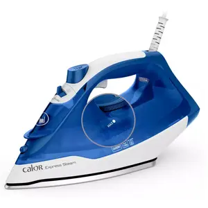 Calor Express, Dampfbügeleisen, Keramik-Bügelsohle, 130 g/min, Blau, Weiß, 40 g/min, Eingebaut günstig