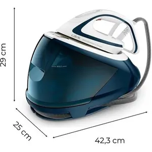 Calor GV9558C0, Bügeleisen, Blau, Weiss