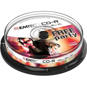 Emtec Classic 10 x CD-R (10x), Optischer Datenträger günstig
