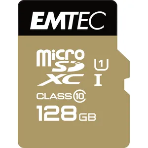 Emtec Gold+ microSD Speicherkarte 128 GB inkl. SD-Adapter