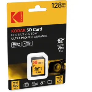 Kodak SD 128GB UHS-II U3 V90 Ultra Pro (128 GB, SDXC, U3, UHS-II), Spe... günstig