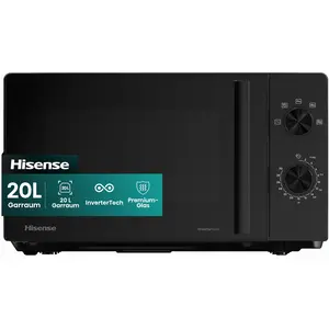 Hisense Mikrowelle H20MOBP1HI, Mikrowelle, 20 l, Inverter Technologie