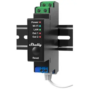 Shelly Pro 2pm Wlan Smart Relais 25a