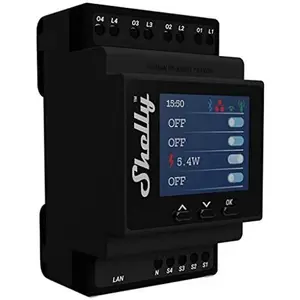Shelly Pro 4pm Wlan Smart Relais 40a