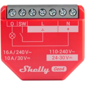Shelly Shelly 1PM Gen4 Funk-Schalter Smart-Home-Zubehör günstig