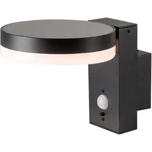 V-Tac, Gartenbeleuchtung, VT-1147 23016 Solar-Wandlampe 5.5 W Warmweis...