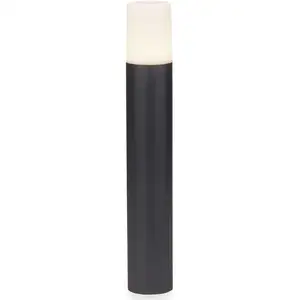 V-TAC VT-7617 Bodenbefestigung 1xGU10 500mm Aluminium Zylinder schwarz...