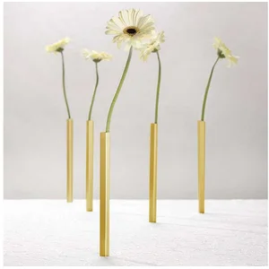 PELEG DESIGN® Tischvase Magnetische Vase 5er Set gold PE545 günstig
