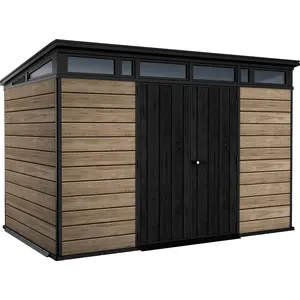 KETER Pent Signature Horizontales Gartenhaus, 11 x 7, 342 x 226 x 216 cm, Esche, 259823 günstig