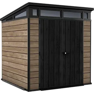 Pent Signature Horizontal Gartenhaus 7x7, 216 x 226 x 216 cm, Esche KETER 259815 günstig