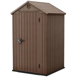 Keter 257008, Metallschuppen, Einzelbild, Giebeldach, Braun, Metall, Braun günstig