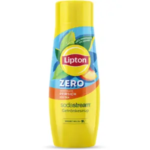 SodaStream Lipton Icetea Pfirsich Zero ohne Zucker Getränkesirup günstig