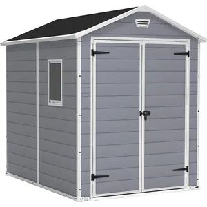 Keter Manor 6x8DD Gartenhaus wetterfest 7.6m³, Kunststoff, Außenmaße: BxTxH:185 x 236 x 227 cm günstig