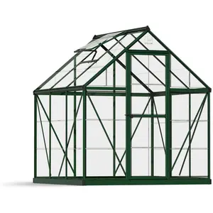 Palram - Canopia Aluminium Gewächshaus Harmony 66 Grün 185x185x208 cm günstig