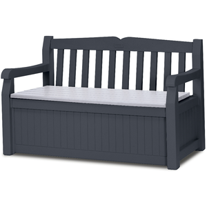 Keter 6025 Garden Bench, Auflagen und Universalbox mit Sitzfunktion, a... günstig