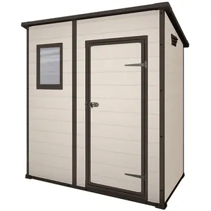 Keter Manor Pent 6x4, Kunststoff-Schuppen, Einzelbild, Schuppendach, Braun, Braun, 1 Tür(en) günstig