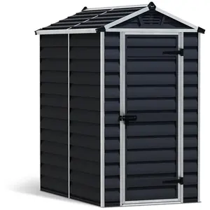 Palram - Canopia Kunststoff Gerätehaus Skylight 46 Dunkelgrau 175x121x204 cm günstig