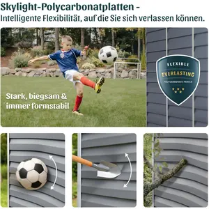 NSH Nordic, Pflanzen Zubehör, Skur Palram - Canopia SKYLIGHT 4,2 m2 midnatsgrå (540-152) (229 cm, 185 cm) günstig